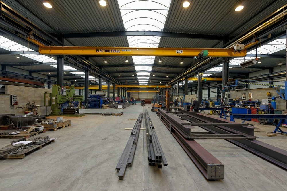 Des ponts roulants Verlinde équipent tous les ateliers de Belgium Metal